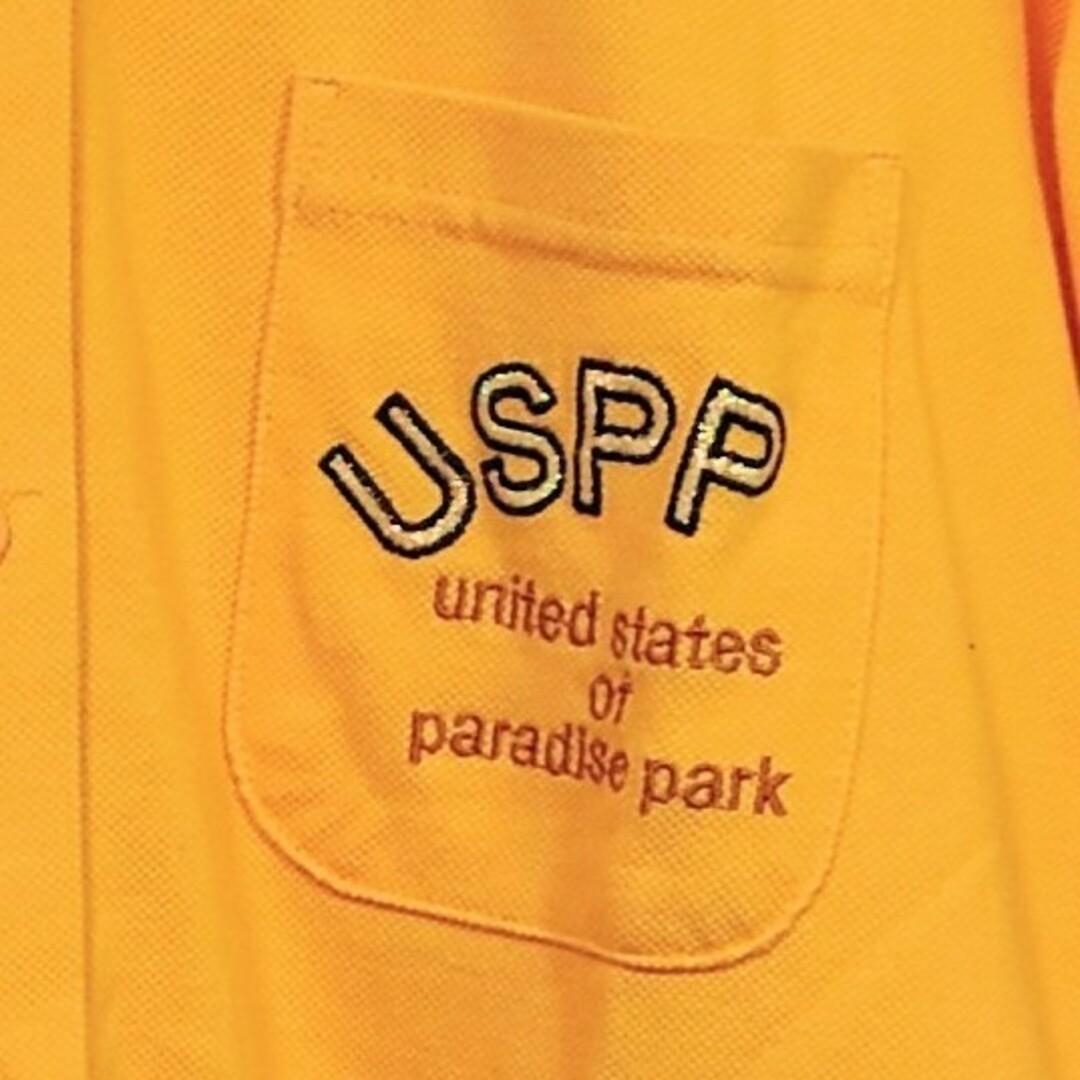 シマエナガ様 新品 未使用 USPP 半袖 ポロシャツ オレンジ M 大きめ