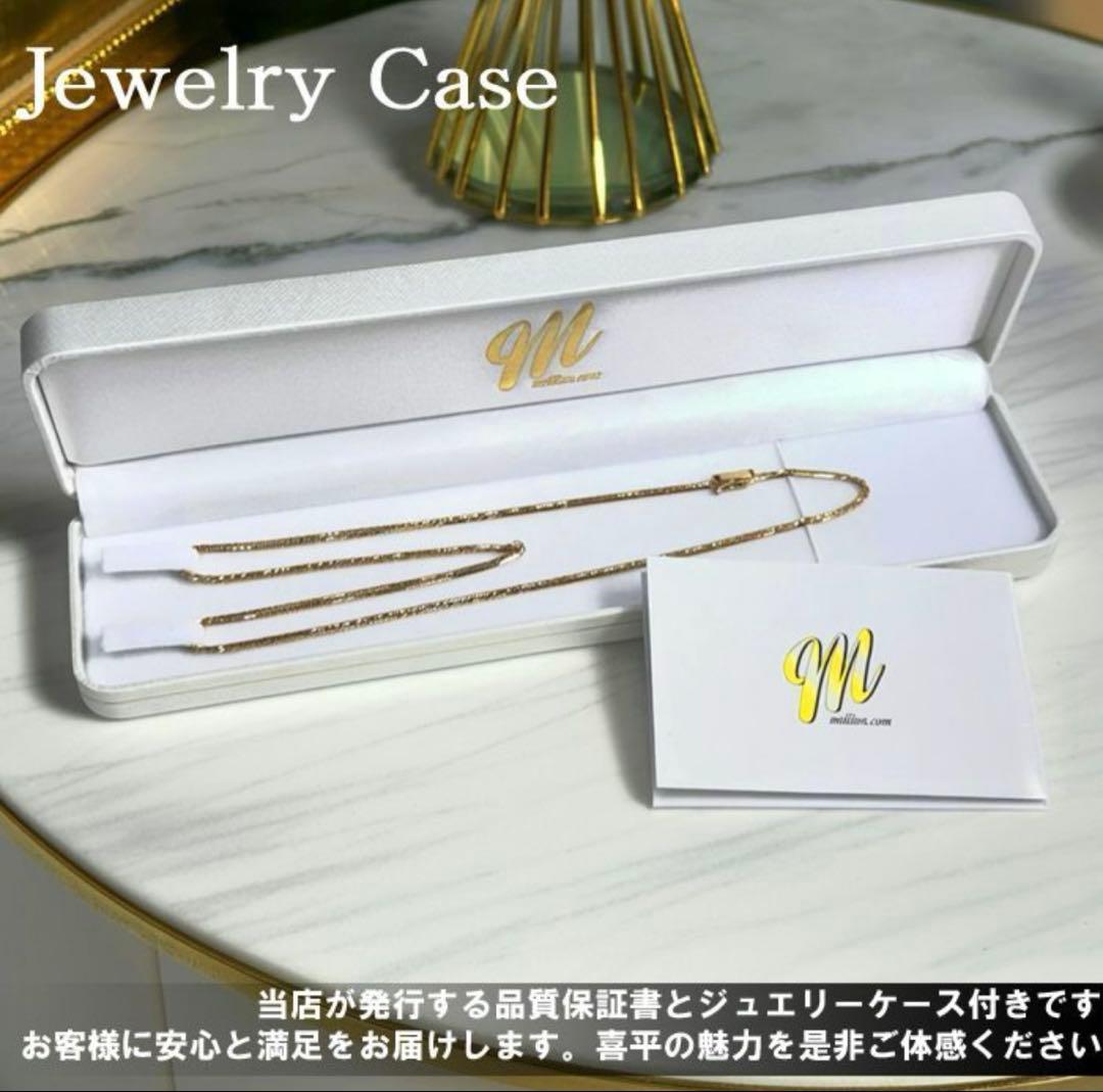 喜平ネックレス 18金 トリプル12面 45cm 5.5g 造幣局検定マーク