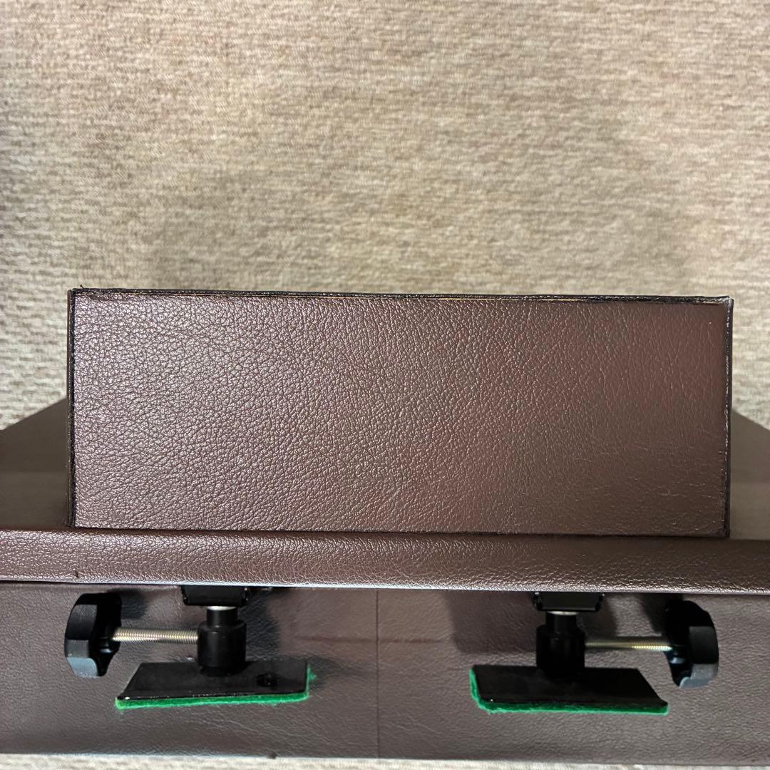 ピアノ補助ペダル AX100 足台　PEACOCK 吉澤　 【ブラウン】