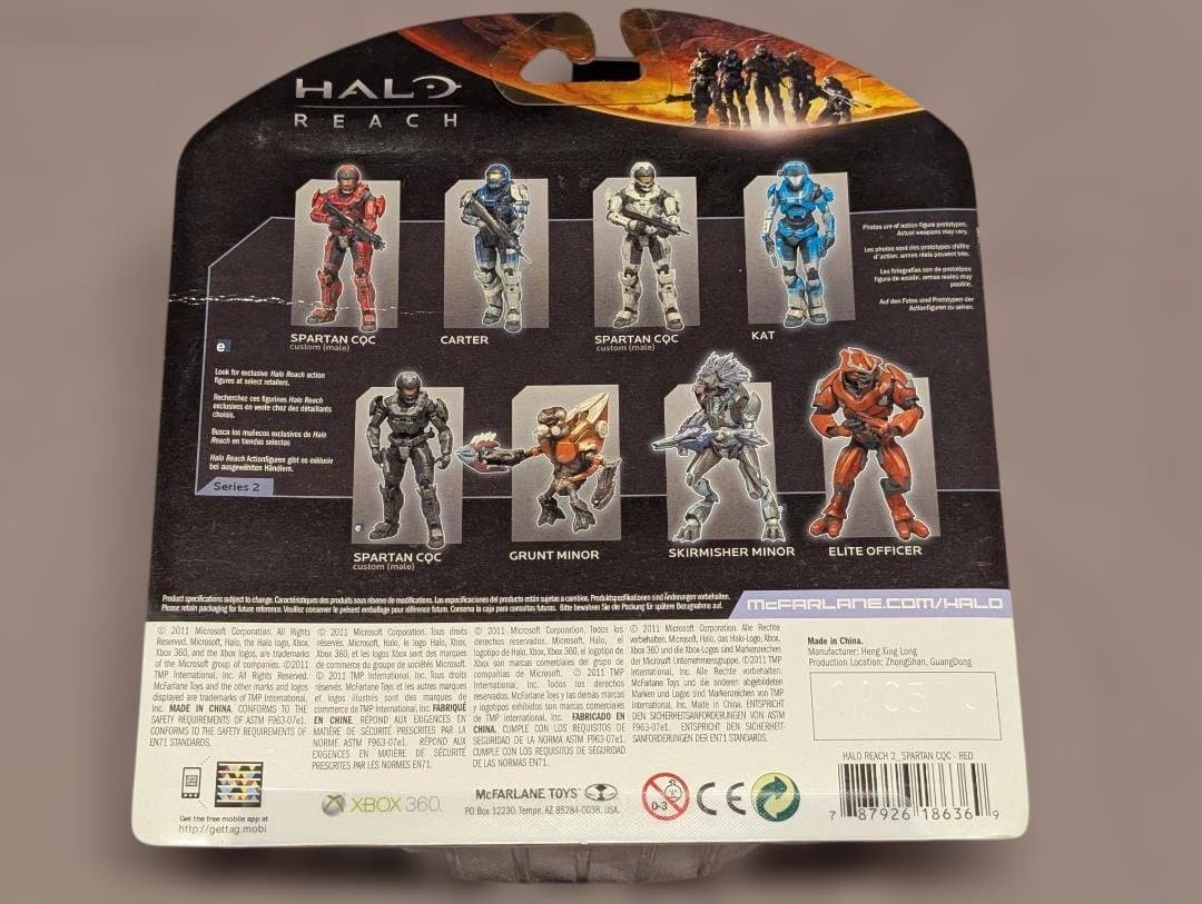 Halo Reach　CQC　赤　マクファーレントイズ　フィギュア