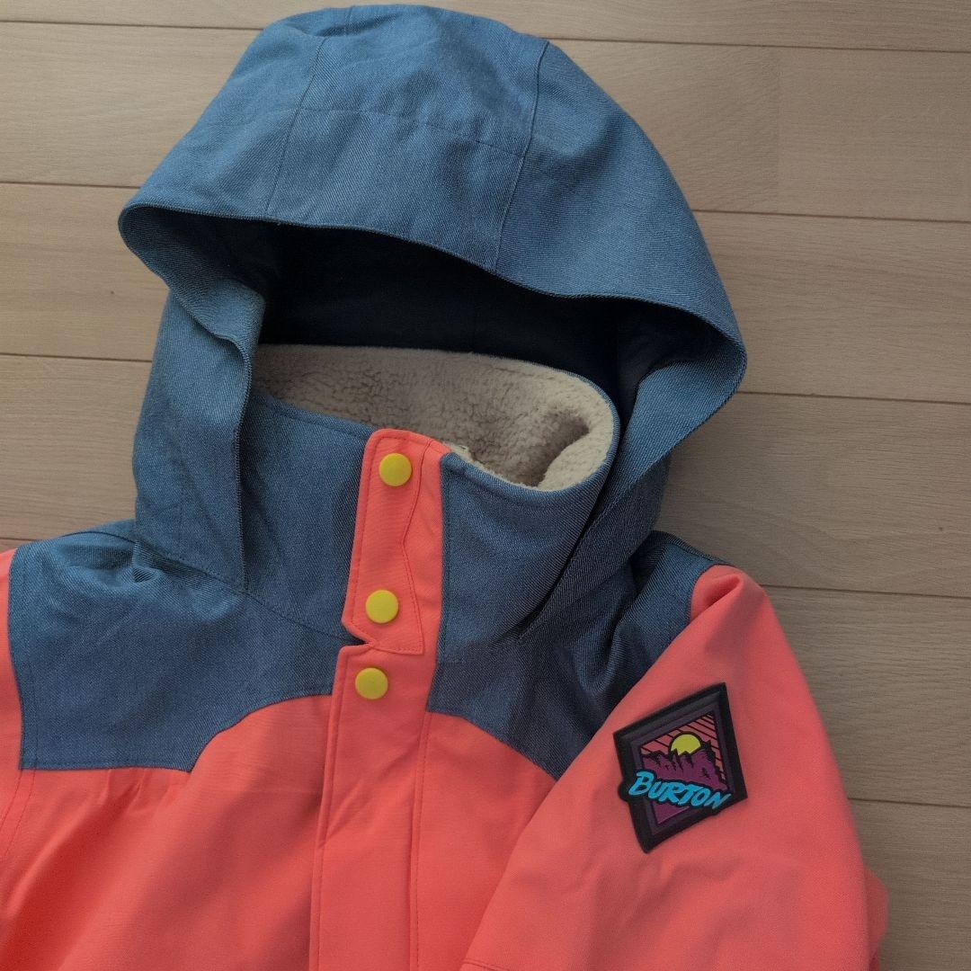 Burton スノーボードウェア サーモンピンク/ブルー　サイズ150