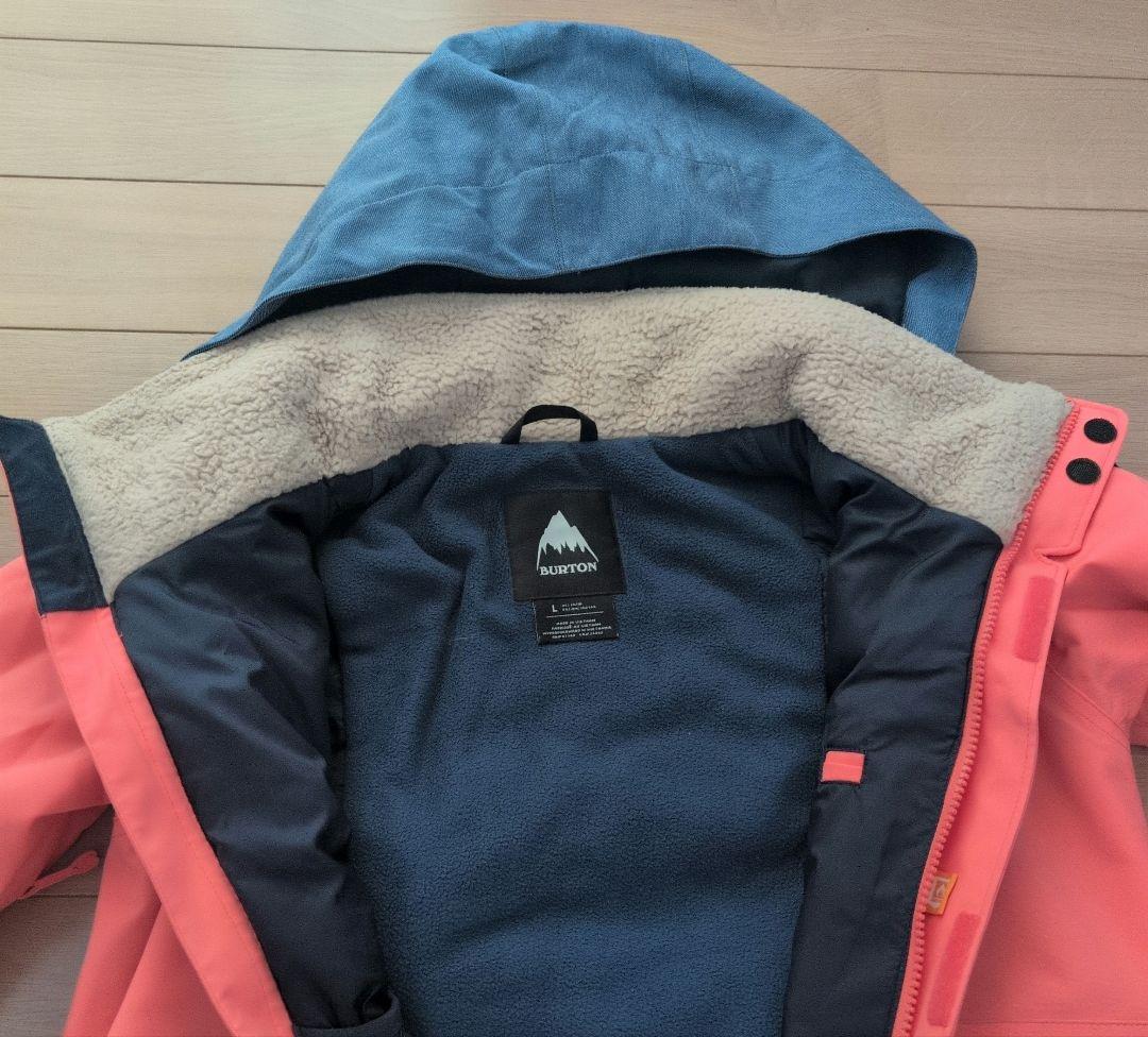 Burton スノーボードウェア サーモンピンク/ブルー　サイズ150