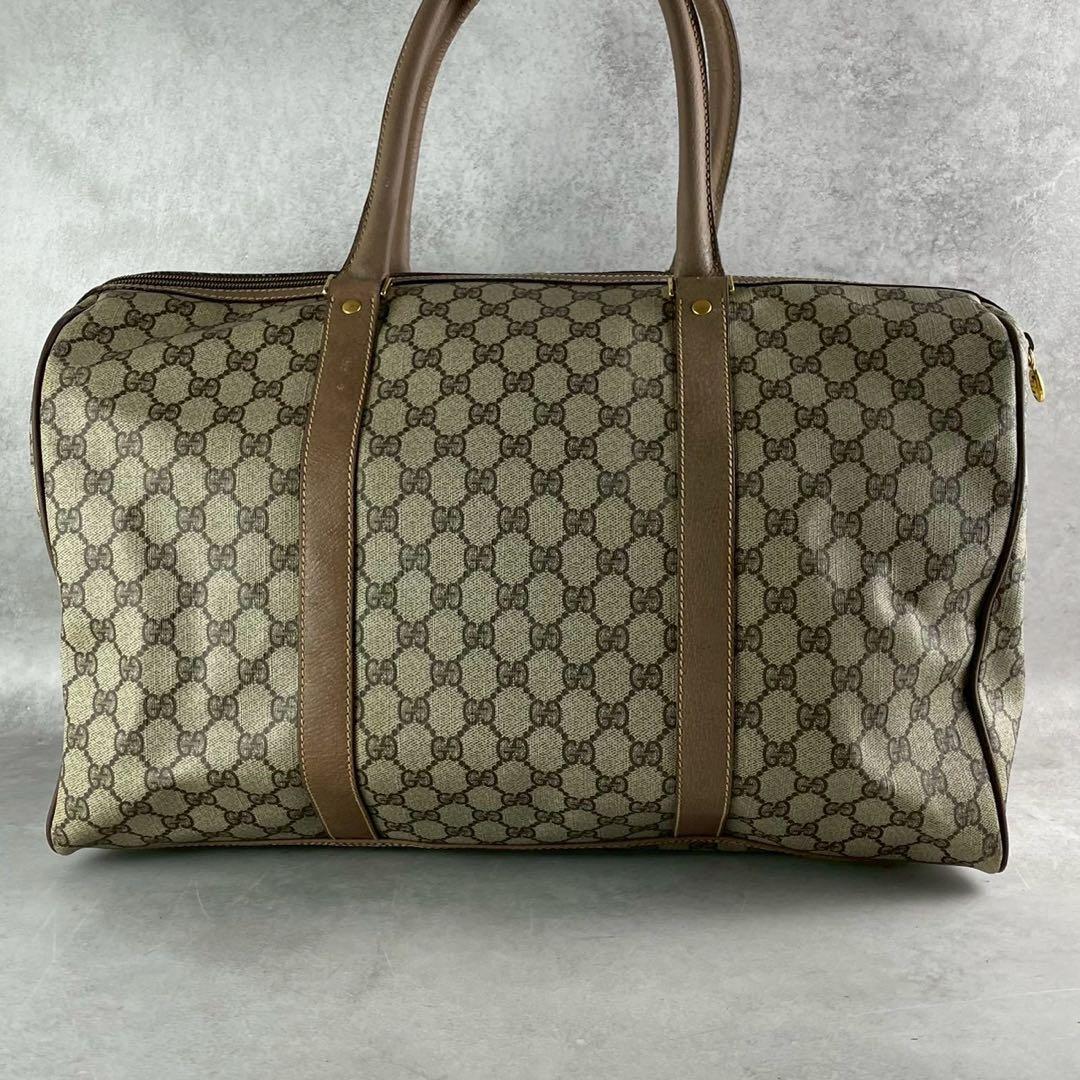 希少美品 GUCCI グッチ ボストンバッグ/012 14 6081/GGプラス