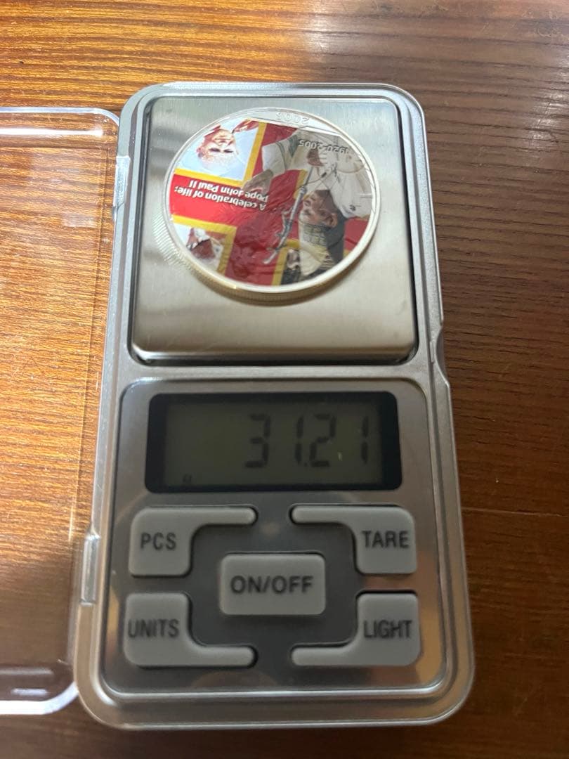 ヨハネ·パウロ2世　1ドル1oz 銀貨　ウォーキングリバティ　オーストラリア銀貨