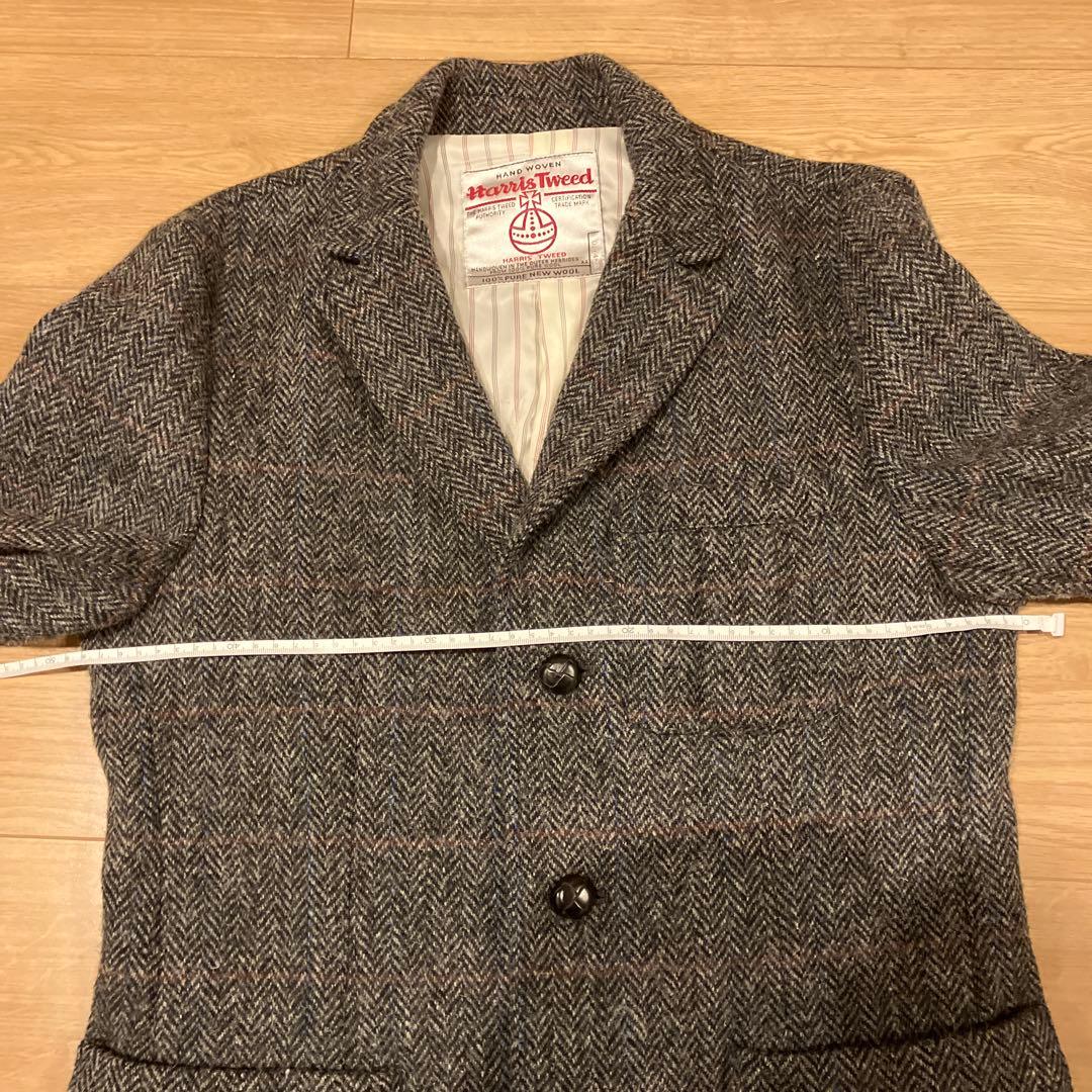 DUFFER ダッファー　ハリスツイード ヘリンボーン テーラードジャケット