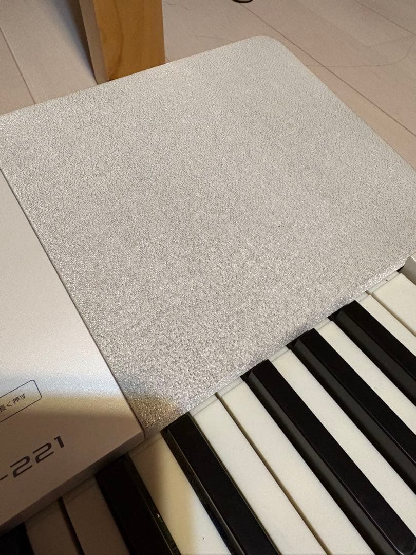 CASIO LK-221 電子ピアノ ホワイト