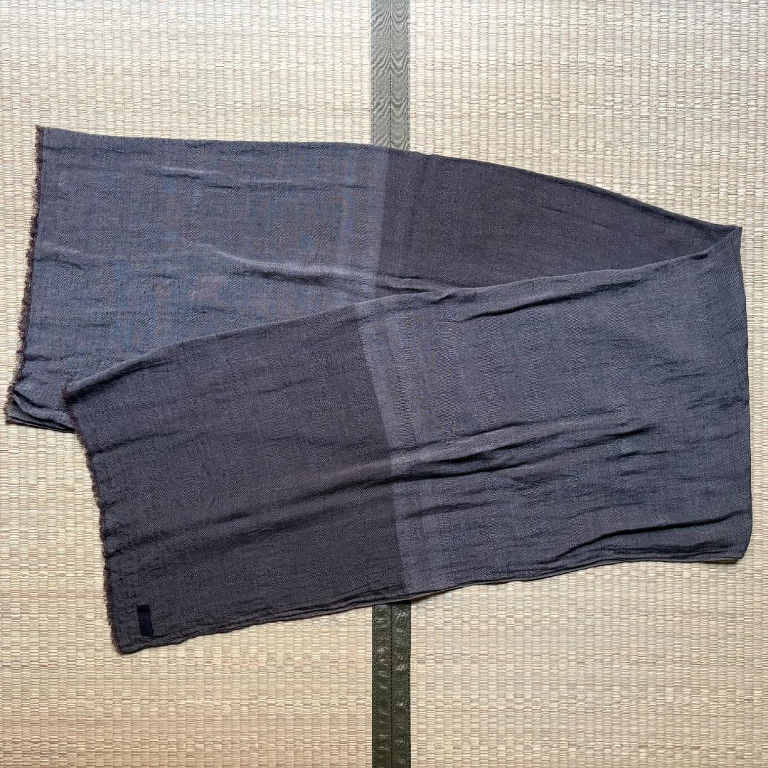 MITTAN シルクラミーストール グレー系（推定）