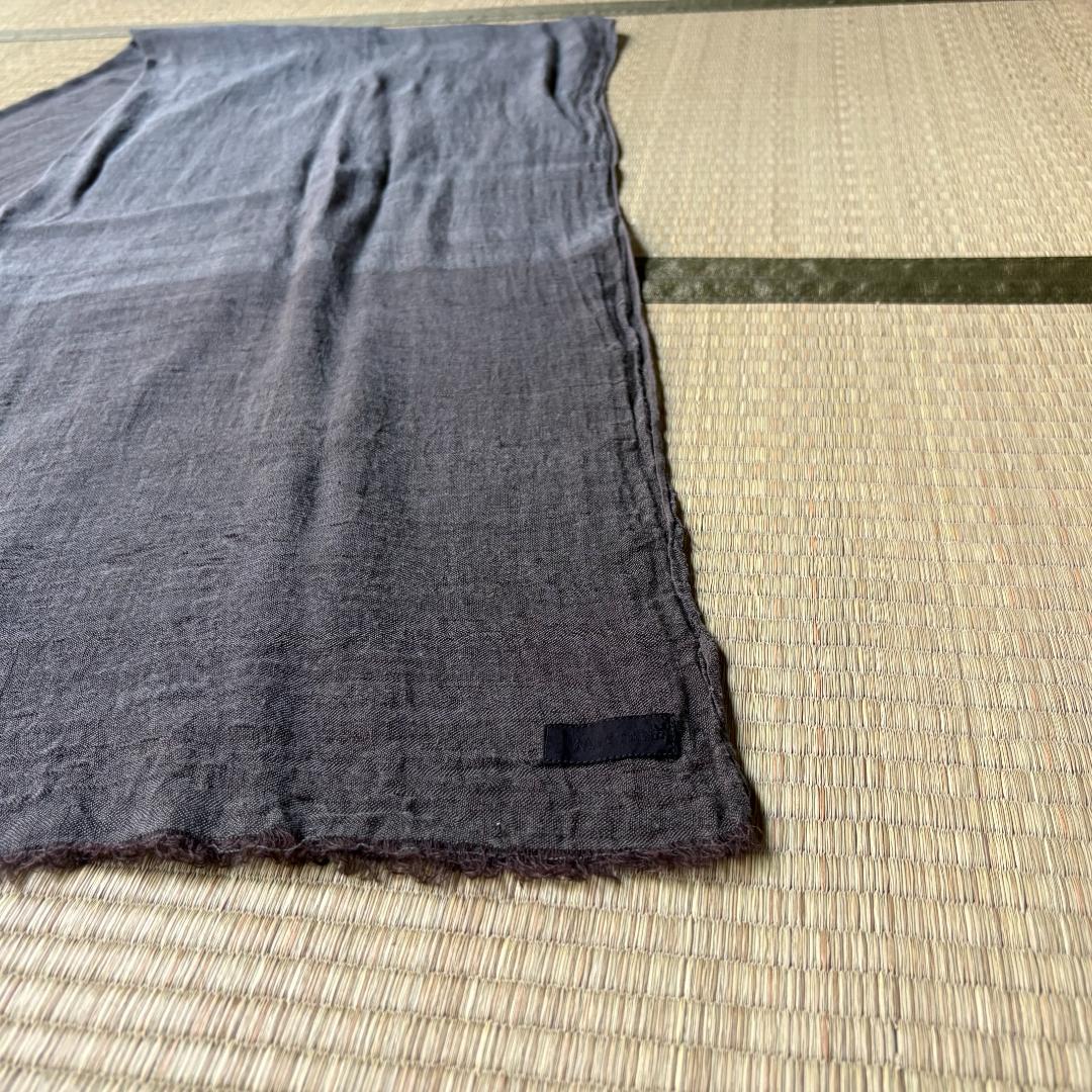 MITTAN シルクラミーストール グレー系（推定）