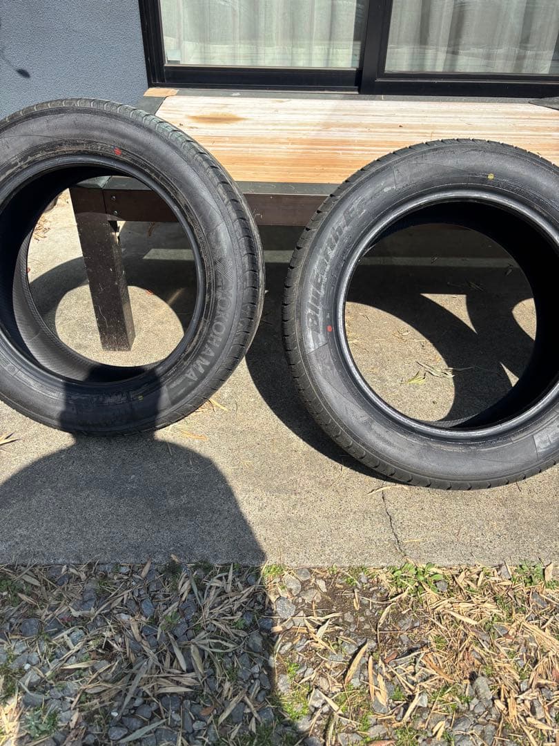 ヨコハマ　ブルーアースes32 225/55r17 2本セット　バリ溝　②