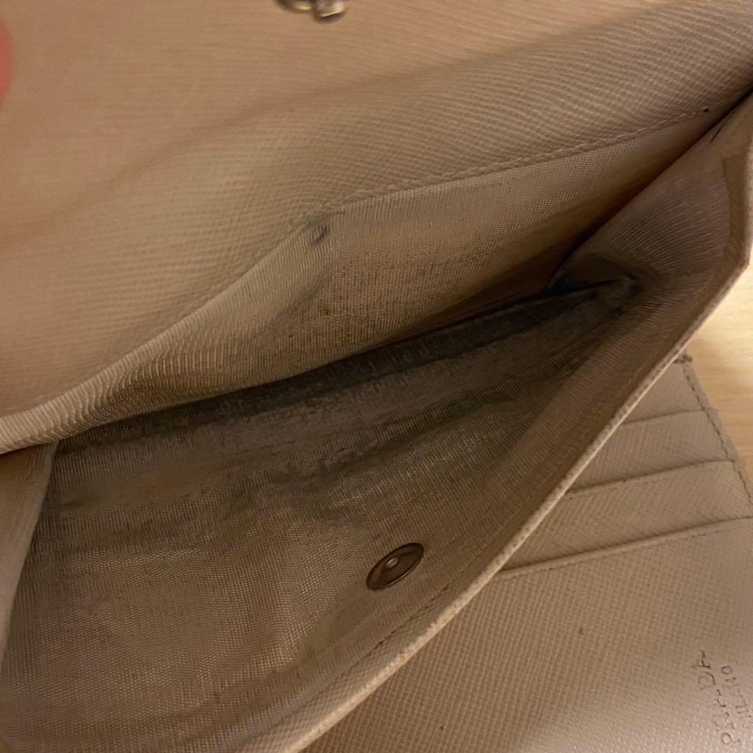 PRADA プラダ 三角ロゴ 折り財布 M510 TESSUTO LAVANDA