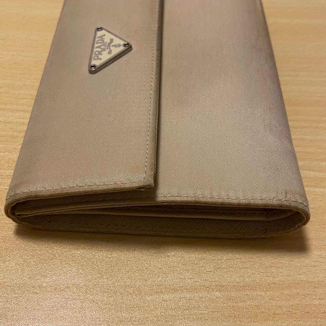 PRADA プラダ 三角ロゴ 折り財布 M510 TESSUTO LAVANDA