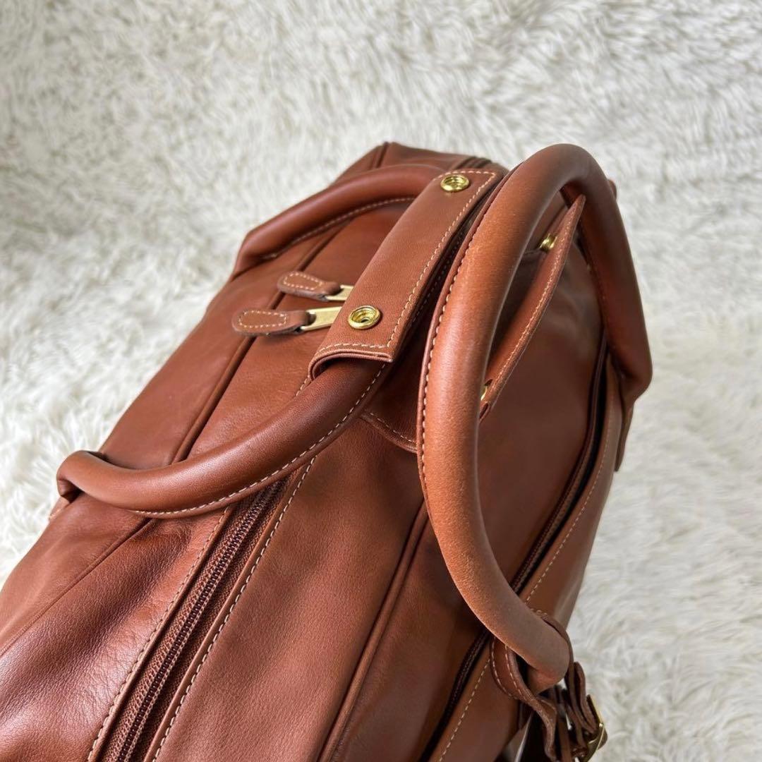 ⭐︎美品⭐︎COACH レザー2wayボストンバッグ ブラウン 南京錠アリ