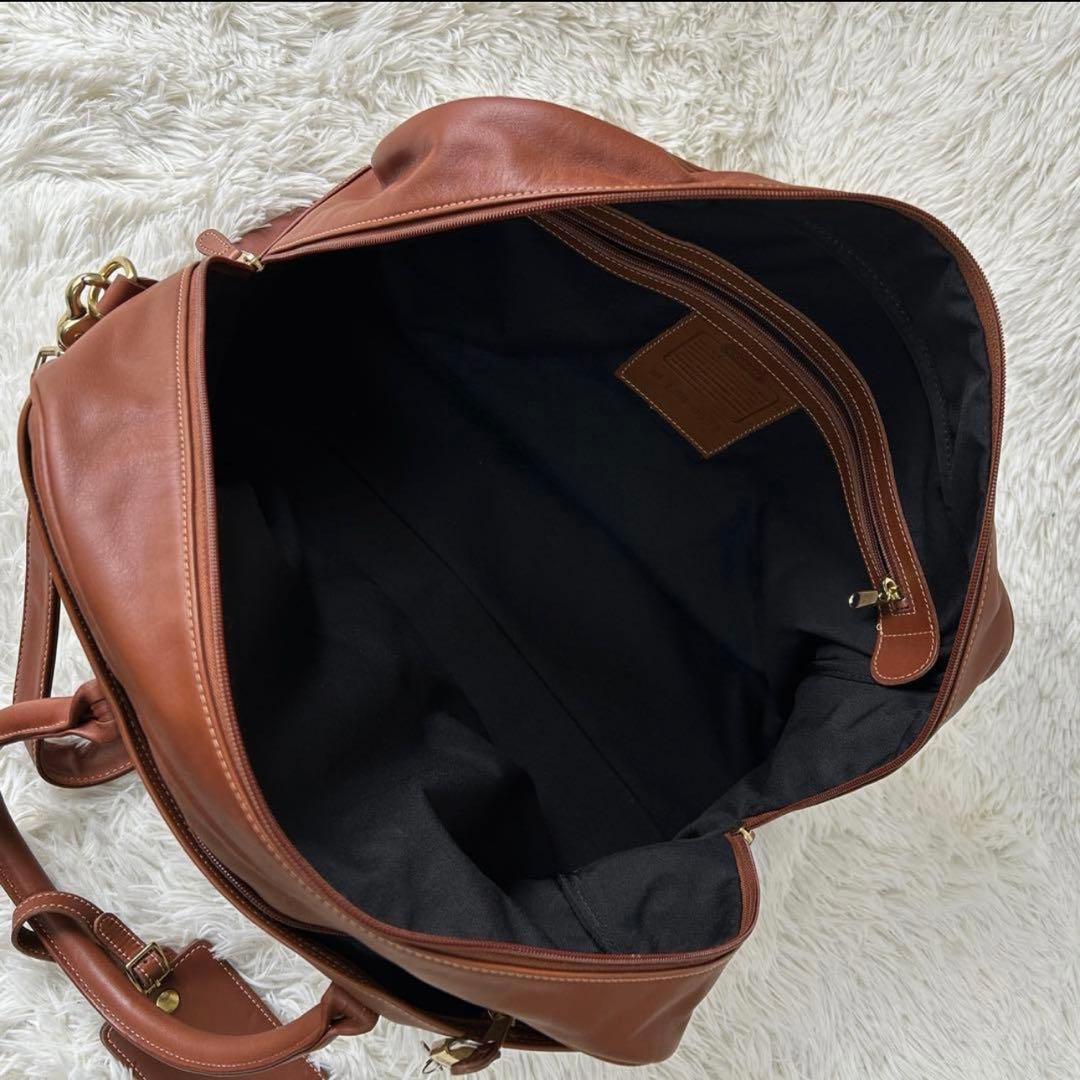 ⭐︎美品⭐︎COACH レザー2wayボストンバッグ ブラウン 南京錠アリ