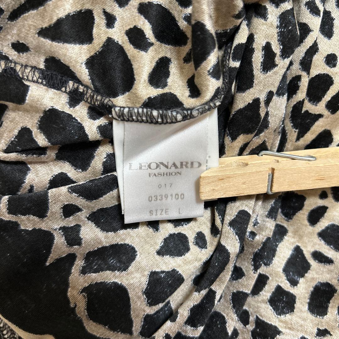 LEONARDレオナール 半袖カットソーＬサイズ