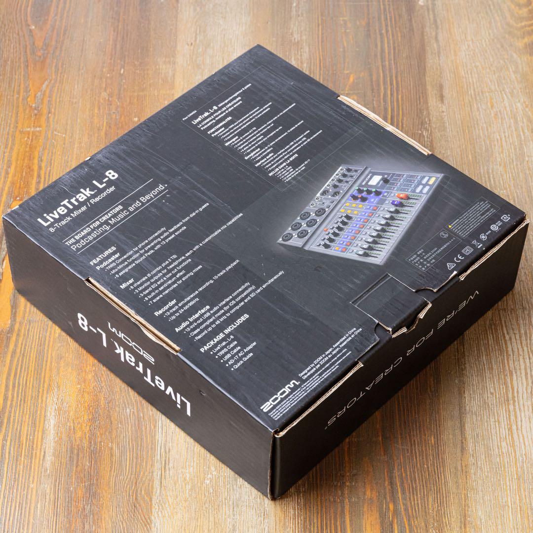 【美品②】ZOOM LiveTrak L-8 8chミキサー/レコーダー