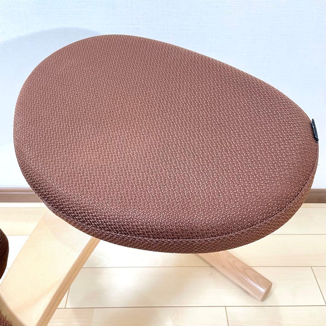 【みーみ】バランスラボ バランスチェア バランスイージー レッド 中古品
