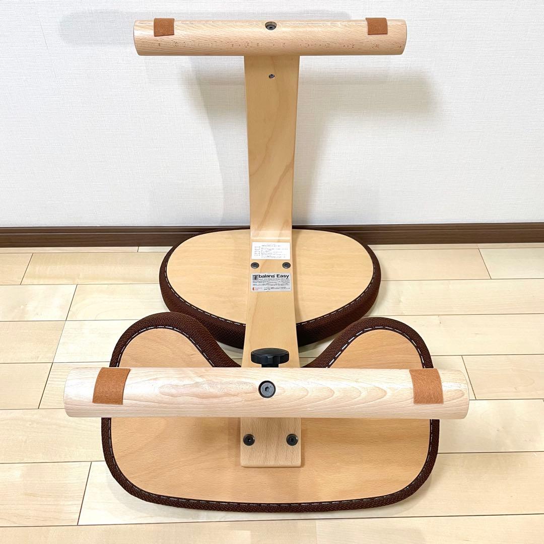 【みーみ】バランスラボ バランスチェア バランスイージー レッド 中古品