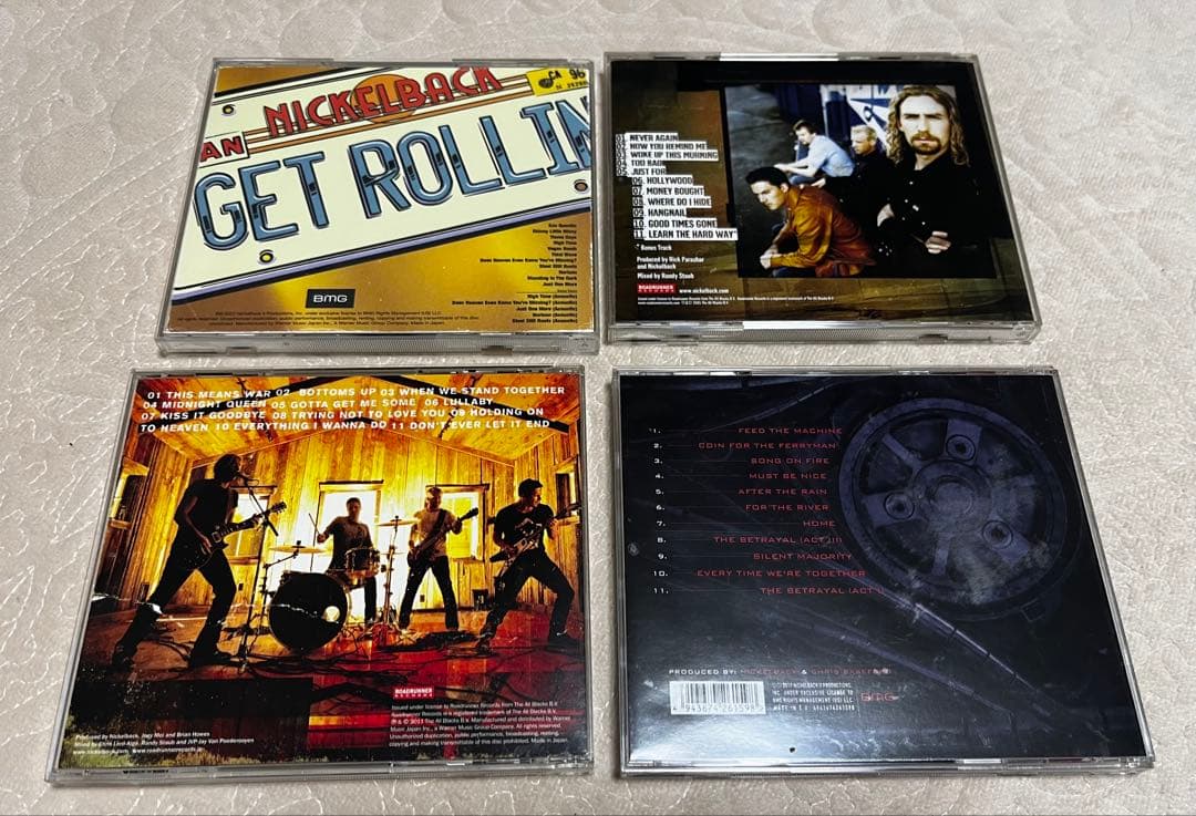 NICKEL BACK CD 4枚セット　帯付き