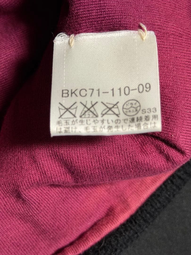 BURBERRY BLACK LABEL ニット帽 ブラック