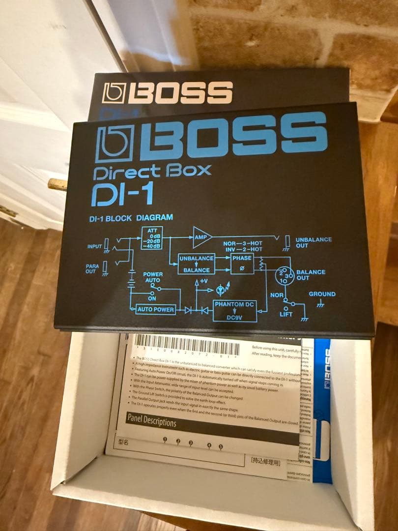配信機器・PA機器・レコーディング機器 BOSS DI-1 Direct Box