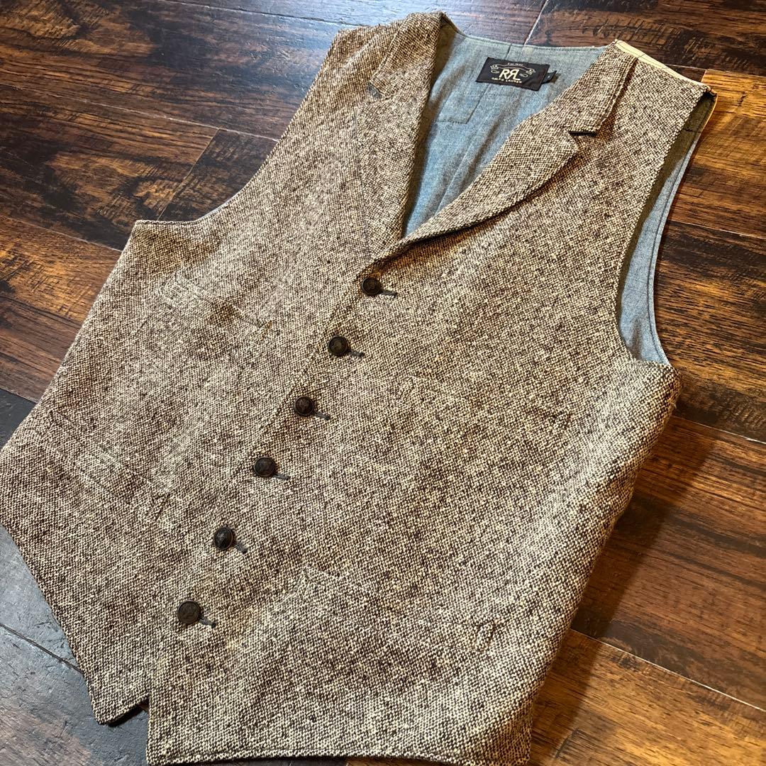RRL ダブルアールエル Donegals Tweed Vest サイズS