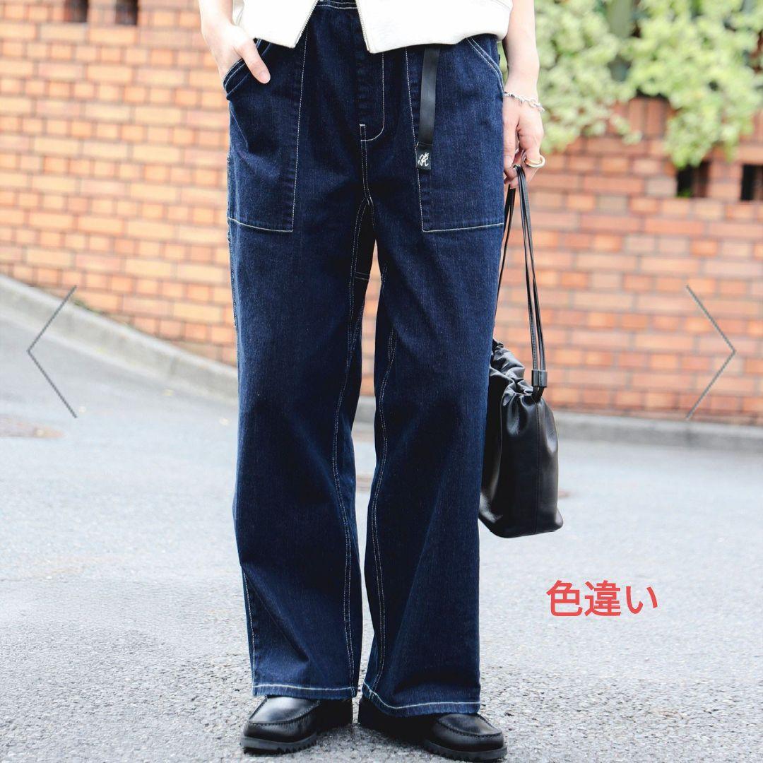 ペインターパンツ　デニム　BEAMS　Gramicci　ワイド