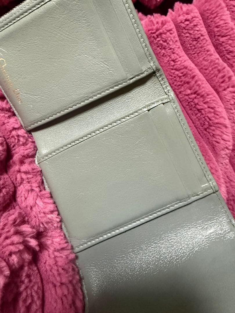 Dior Saddle Lotus ウォレット（グレー）