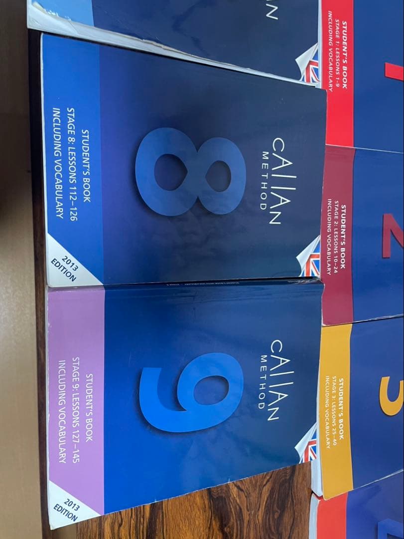 語学・辞書・学習参考書 Callan Method Student's Books 1-12
