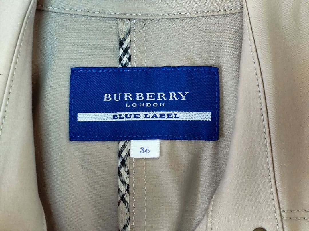 【極美品】BURBERRY BLUE LABEL トレンチコート 36