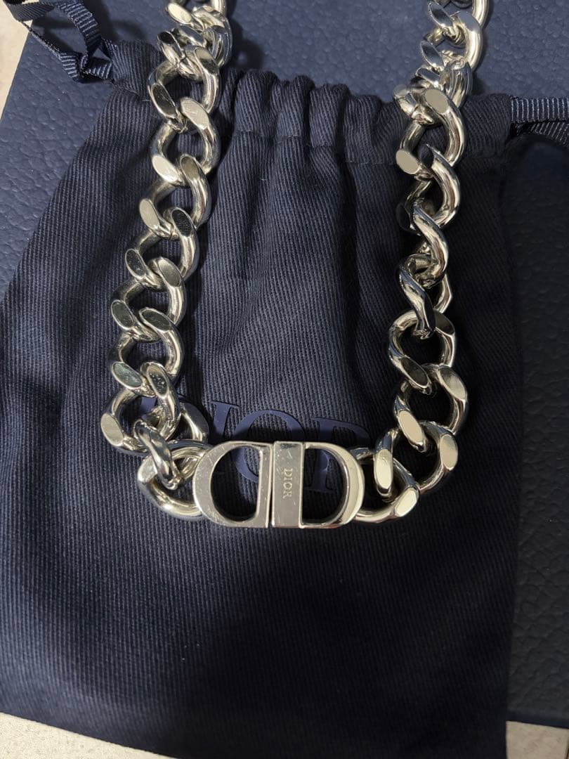 Dior CD Icon チェーンリンク ネックレス