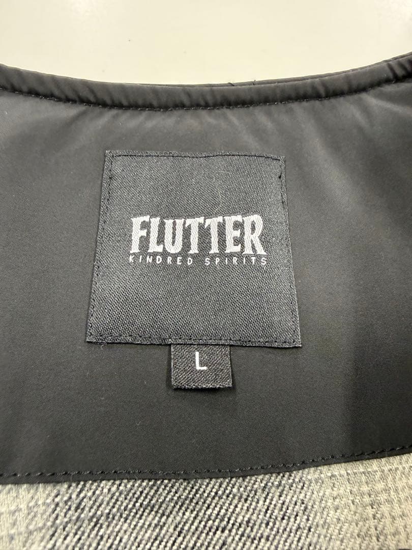 FLUTTER 電熱キルティングベスト ブラック