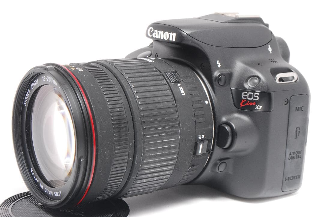 Canon EOS Kiss X7 SIGMA 18-200mm 軽量 動作品