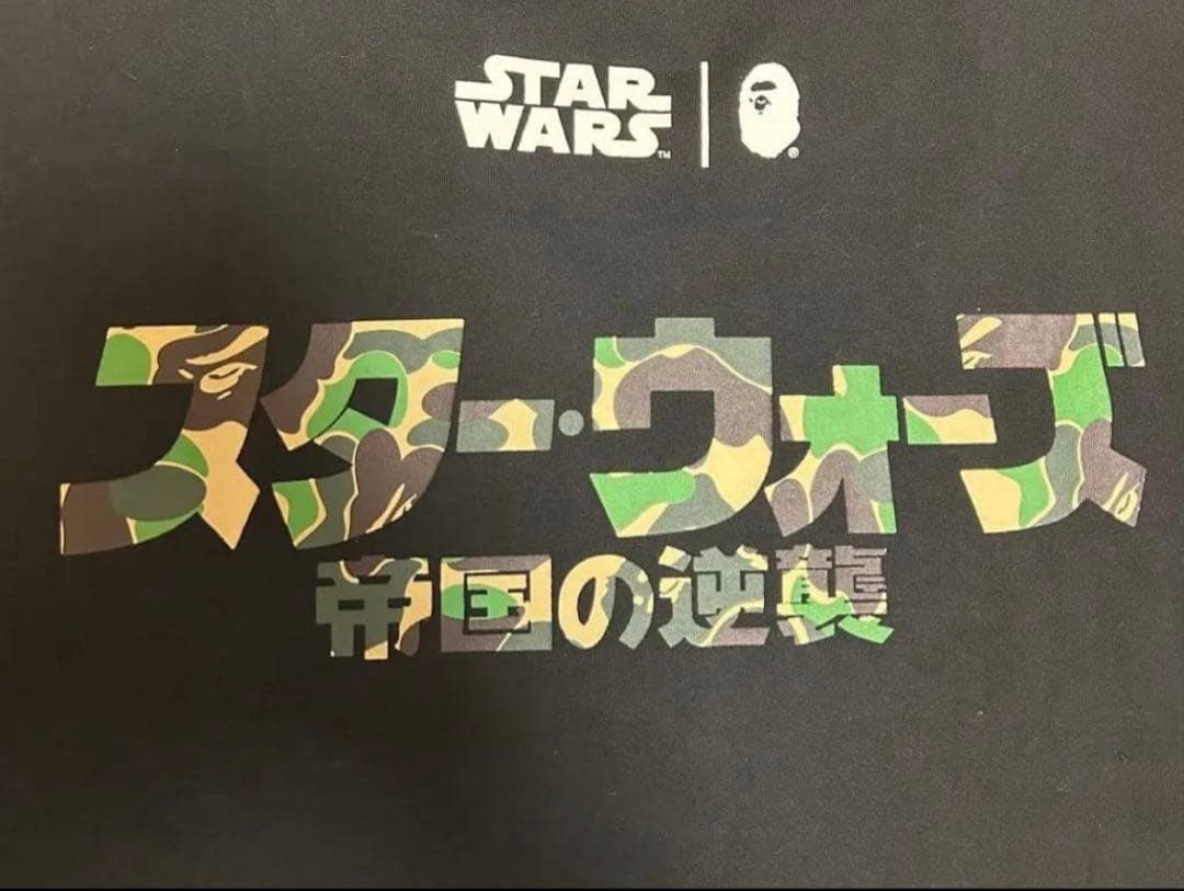 【新品】A BATHING APE スターウォーズ　コラボ　APE　Tシャツ　L