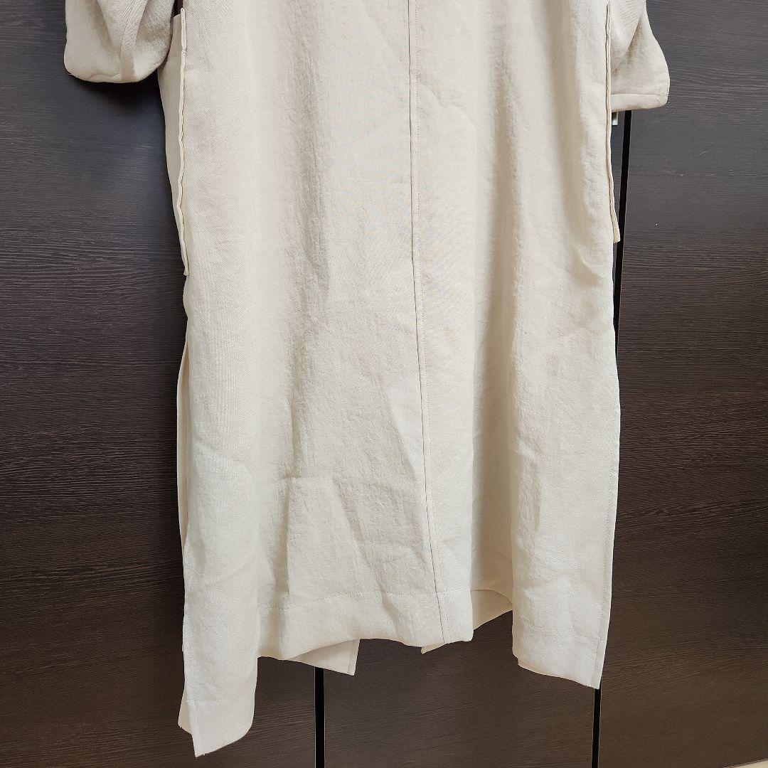 早い者勝ち【美品】ビッグカラーガウンコート スプリングコート