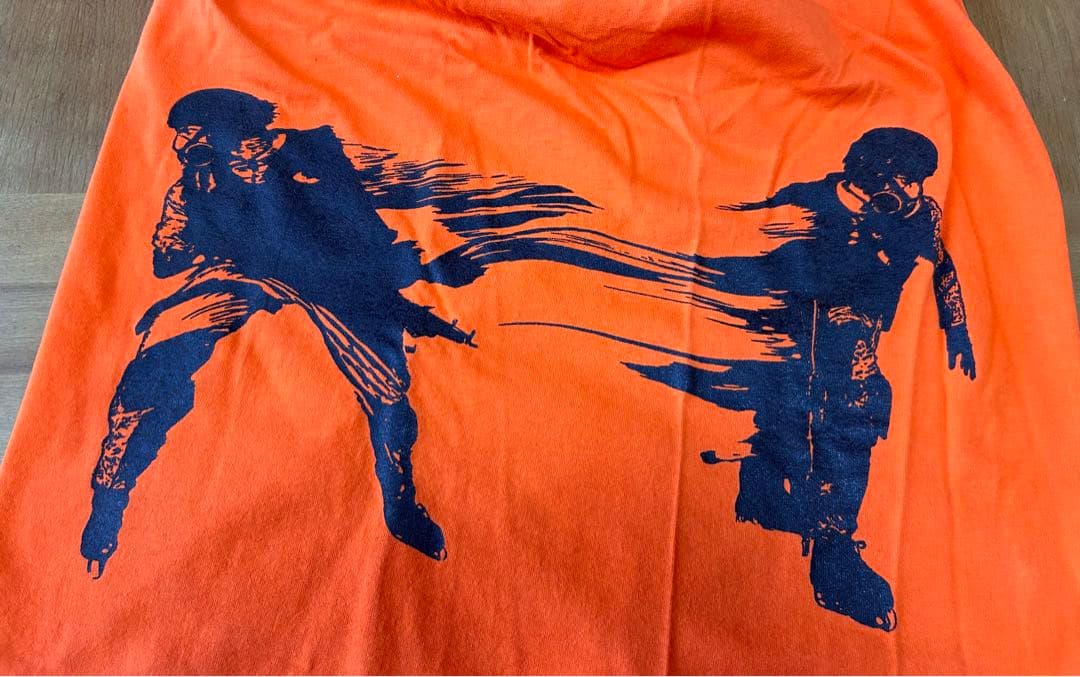 wk-interact 半袖 Tシャツ Mサイズ オレンジ アート グラフィック