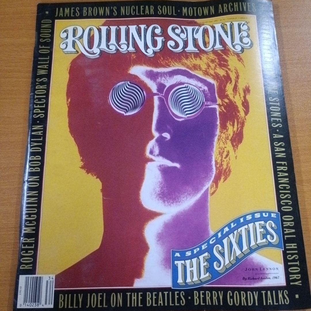 JOHN LENNON 表紙 ROLLING STONE誌 1990年8月