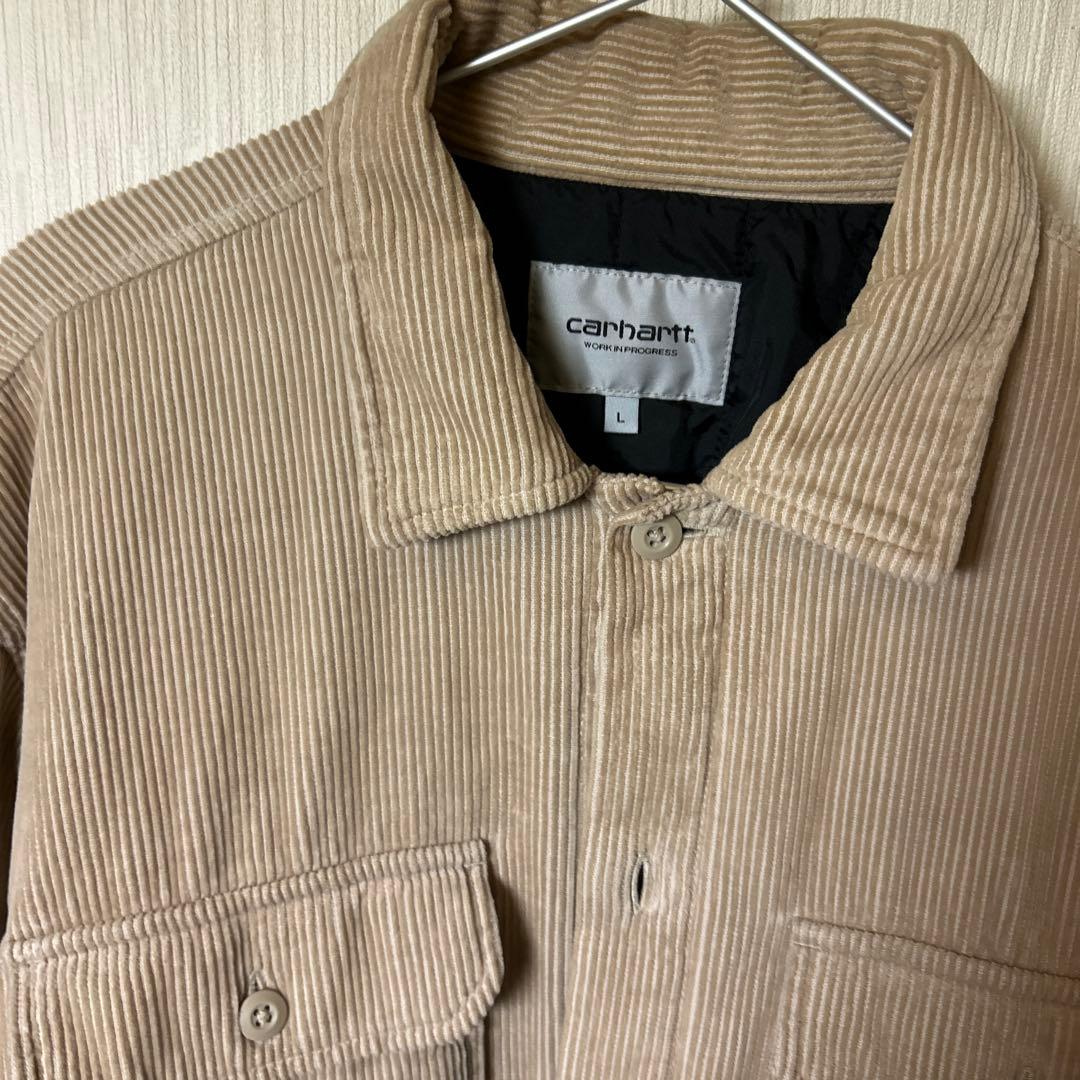 カーハート carhartt コーデュロイ ジャケット L ベージュ 中綿