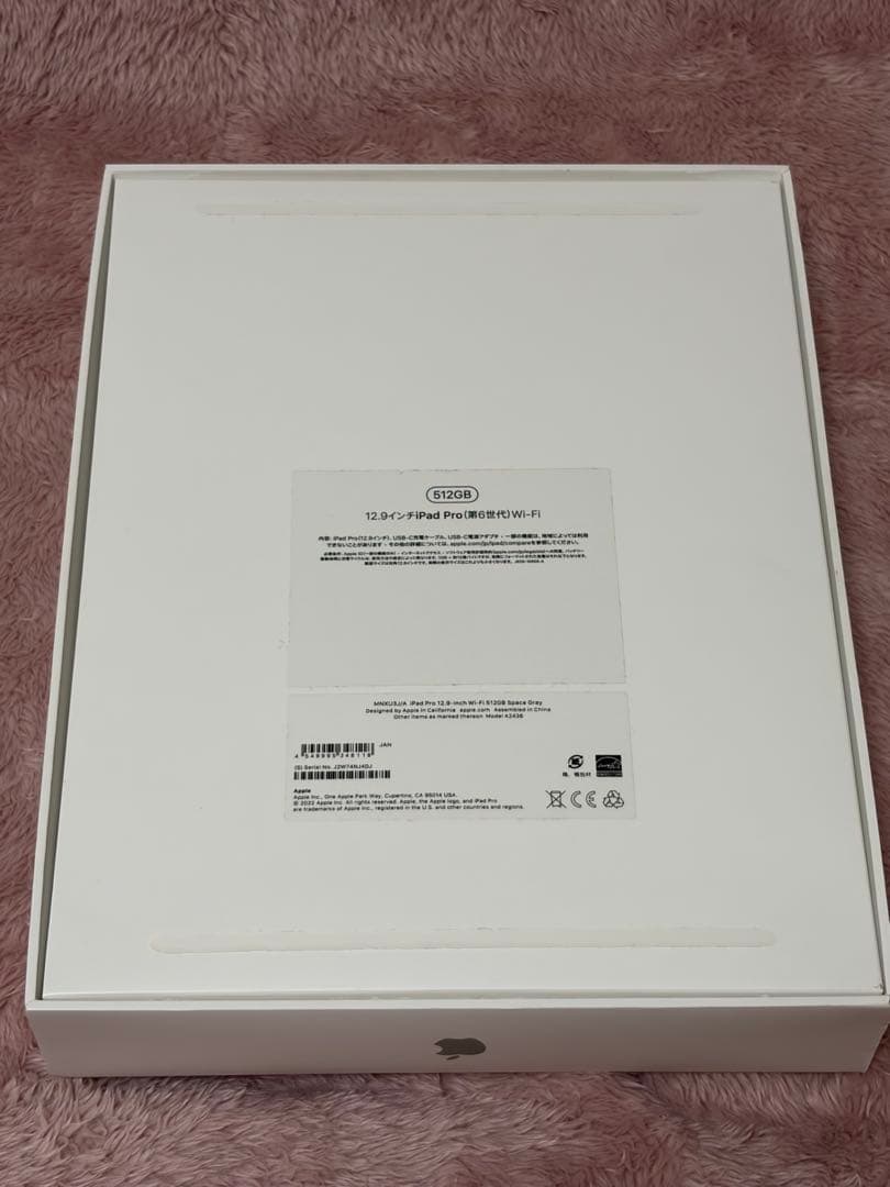 iPad Pro 12.9インチ 第6世代 Wi-Fiモデル 512GB