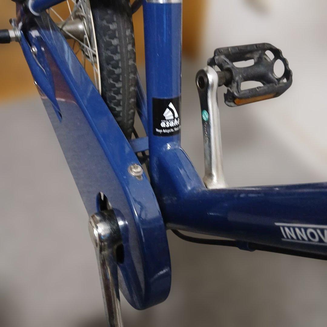 青い１８インチあさひ子供用自転車
