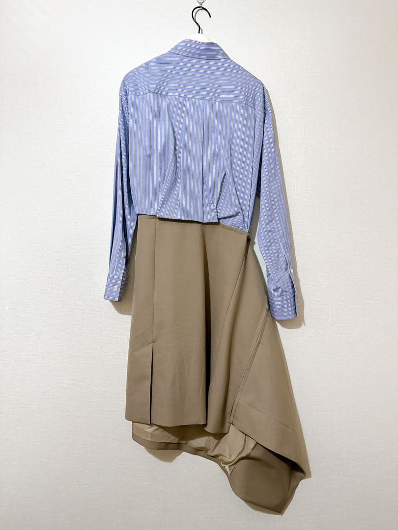 ワンピース sacai Thomas Mason Cotton Poplin Dress