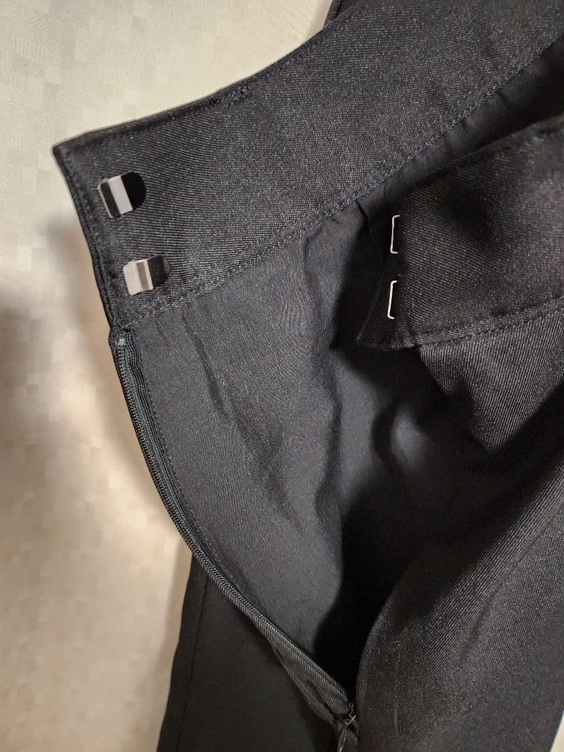 crewre バックタックナロースカート BLACK 3