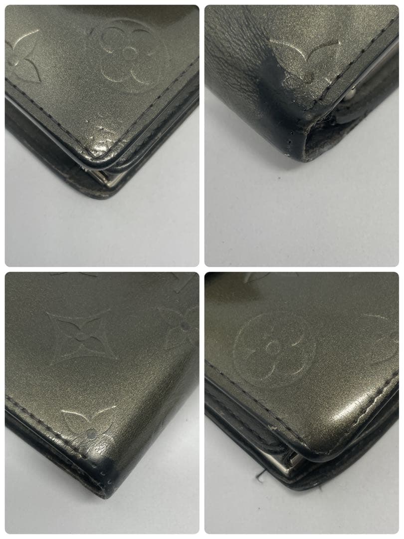 ヴィトン　二つ折り財布 メタリック　ポルトフォイユヴィエノワ