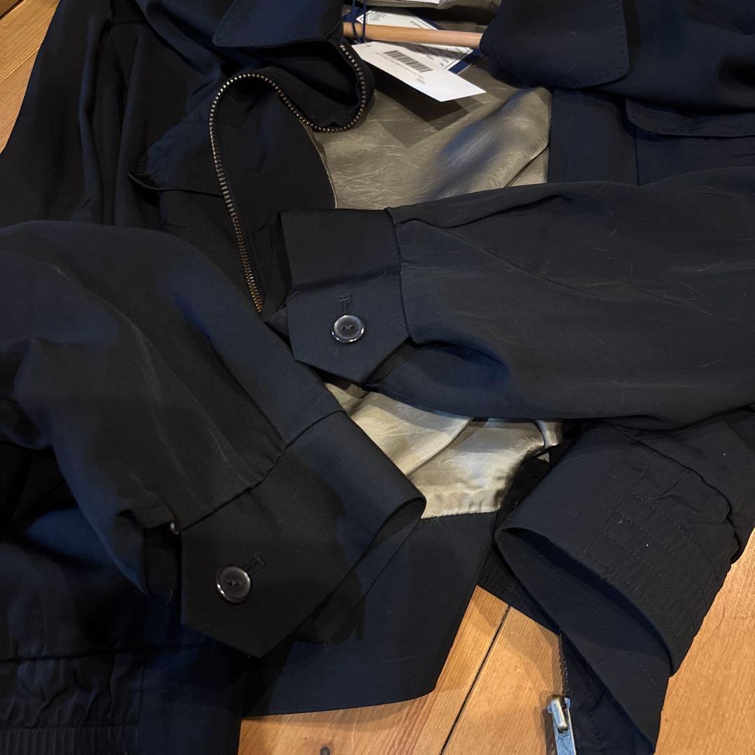 新品　unlikely レーヨンギャバ　ブラック　野村訓一