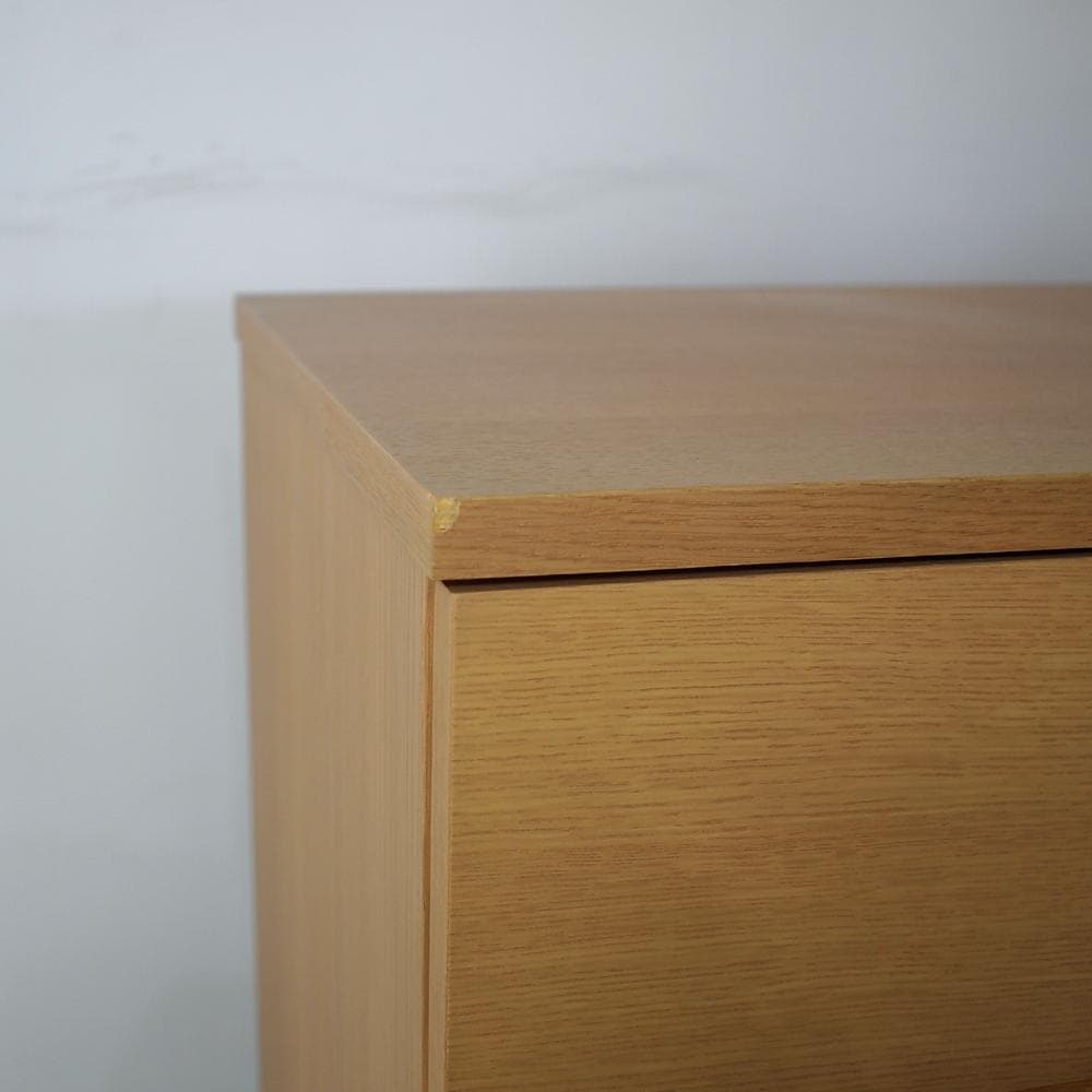 廃盤 無印良品/MUJI オーク材 チェスト 120cm ZR24633