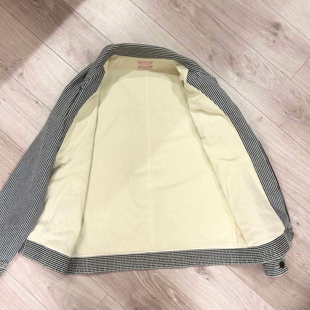Levi's ORIGINAL ヒッコリーストライプ カバーオール Lサイズ