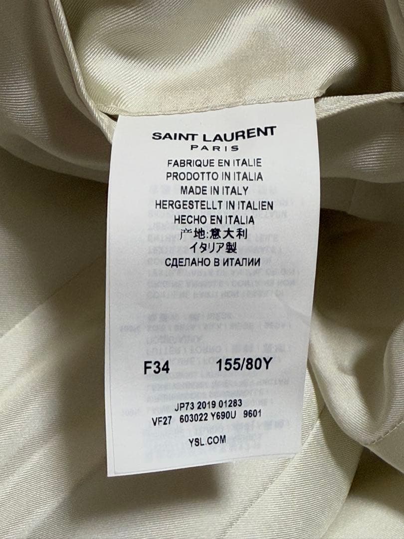 SAINT LAURENT 2019 サンローラン ウールダブルジャケット 34