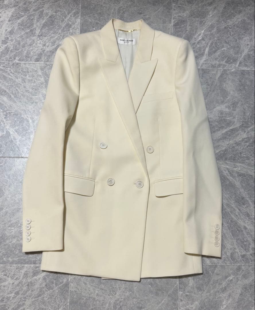 SAINT LAURENT 2019 サンローラン ウールダブルジャケット 34