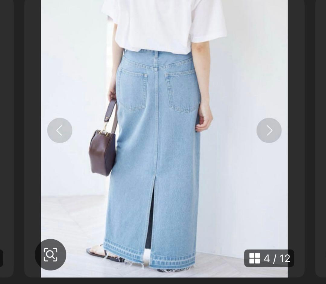 新品　タグ付　スローブイエナ　デニム　スカート