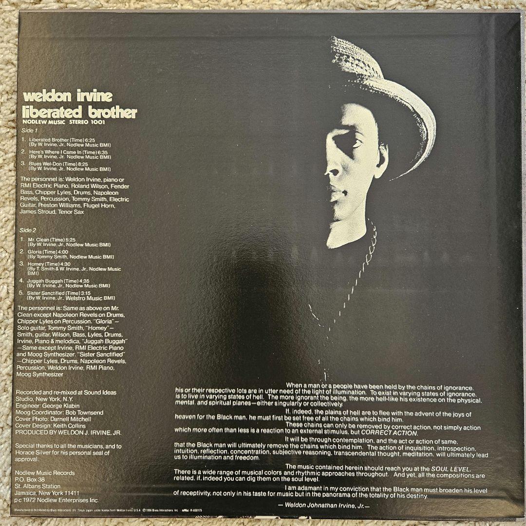 洋楽 Weldon Irvine - Brother lp