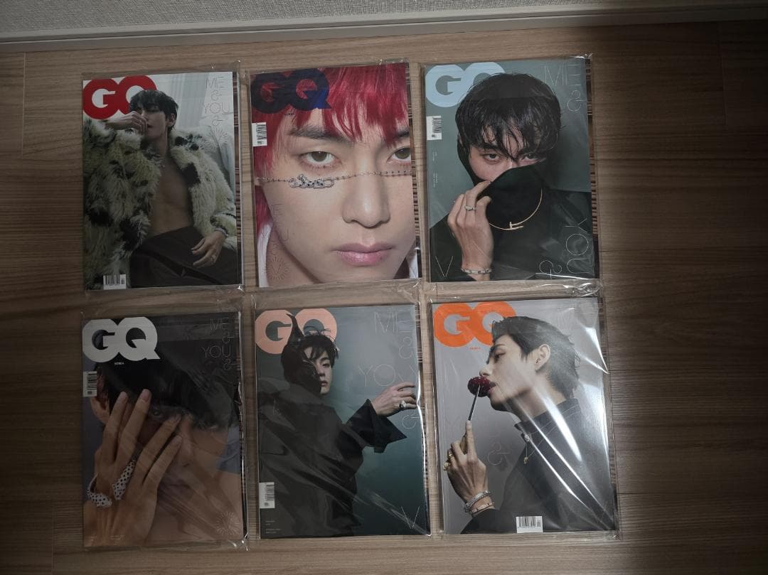 【全6種セット】BTS V (テテ) GQ Korea２月号 完全版(未開封)